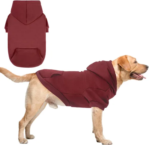 Miniatura 7 de SCENEREAL Sudadera de seguridad con capucha para perros grandes, medianos y pequeños, para niños y niñas, disfraz de perro suave con agujero para #1