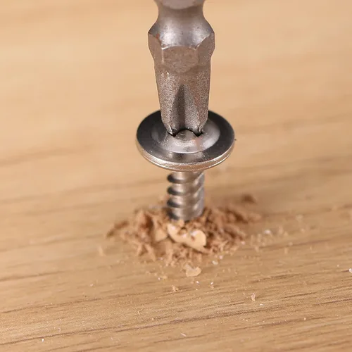 Miniatura 7 de Tornillos de chapa metálica #8 de 1-1/2 pulgadas, 100 tornillos de acero inoxidable 410 tornillos autorroscantes rápidos de cabeza de armadura