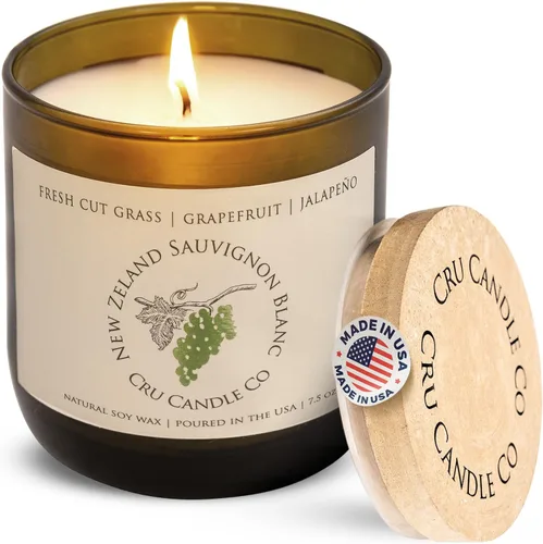 Miniatura 11 de Cru Wine - Velas perfumadas de vino – Napa Cabernet Sauvignon – Vela de combustión limpia, vela no tóxica, decoración de lujo, velas de cera de soja