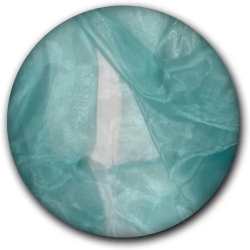 New Star Fabrics Tela de organza transparente Aqua – 10 yardas – Sedosa, brillante, perfecta para vestidos de novia, manualidades, decoración de