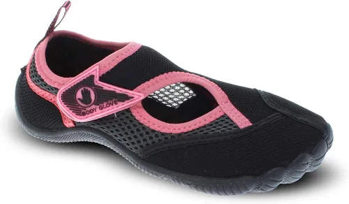 Body Glove Zapatos de agua para mujer (lago, aeróbicos, natación, deportes acuáticos, playa, zapatos de agua para mujer), color negro y azul Oasis