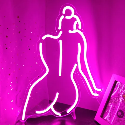 Miniatura 11 de Letreros de neón para dama regulables, letreros de neón LED para dama, letrero decorativo, luces de neón para mujeres para dormitorio, bar, cueva