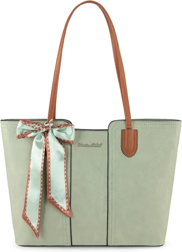 Miniatura 13 de Montana West - Bolsos de mano para mujer, bolso tipo satchel con asa superior mediana