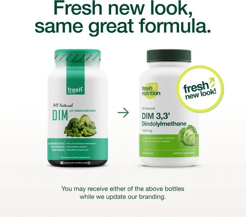 Miniatura 2 de DIM Suplemento 500mg - Diindolilmetano - Vegano, sin OMG, sin gluten - 90 cápsulas