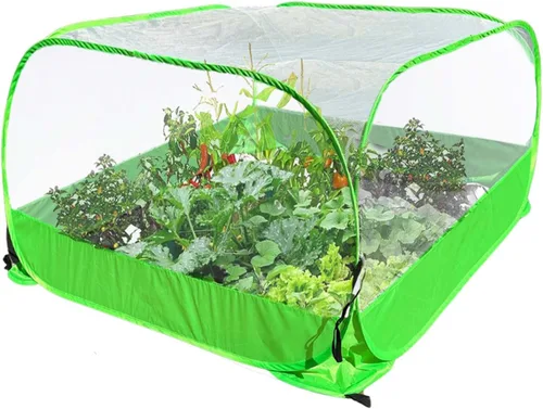 Miniatura 10 de Cubierta de Malla de Jardín de 36" para Plantas, Cubierta de Malla de Jardín Emergente para Plagas, Protector de Plantas contra Aves y Plagas