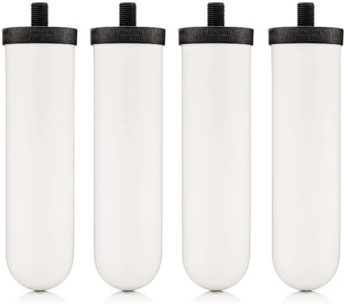 British Berkefeld Doulton 8674 - Vela de filtro de cerámica ultra esterasil para sistema de filtro de agua por gravedad de encimera, montaje corto,
