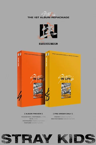 Miniatura 2 de Stray Kids - ENTRADAS (In Life) [Standard Ver. - Juego completo A+B] (1er álbum reempaque) [Pre-Order] 2CD+2Photobook+2 Póster plegado+2 Beneficios