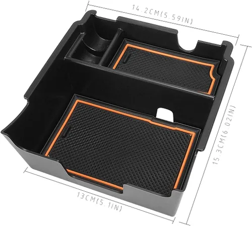 Miniatura 6 de auovo Organizador de consola central para Subaru Crosstrek e Impreza 2018 2019 2020 2021 2022 2023, accesorios interiores, bandeja de almacenamiento