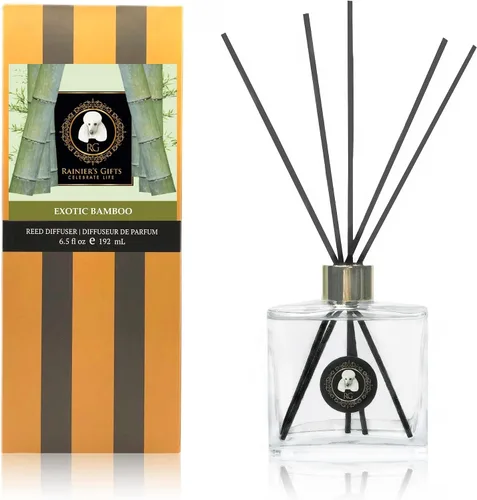 Miniatura 8 de Rainier's Gifts Juego de difusor de varillas (French Country Rose Garden) – Varillas difusoras de aceite perfumado – Ambientador de aromaterapia