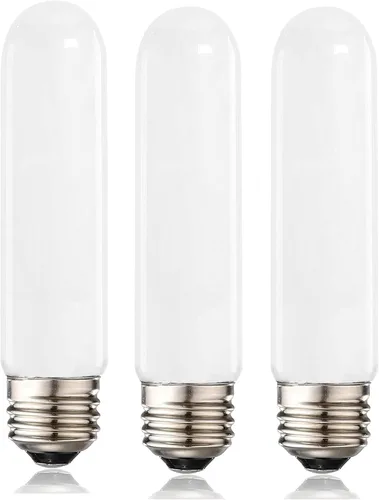 Miniatura 12 de XININSUN Bombilla LED T10 esmerilada, bombillas LED esmeriladas T10 regulables, bombillas de tubo LED de 8 W, equivalente a 60-75 vatios, 2700 K