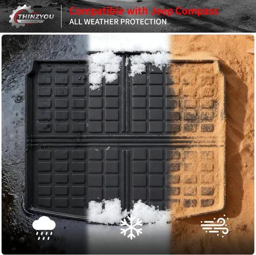 Miniatura 6 de alfombra de carga para maletero, protector de cubierta de asiento trasero de elastómero termoplástico (alfombra de maletero + alfombra de respaldo)