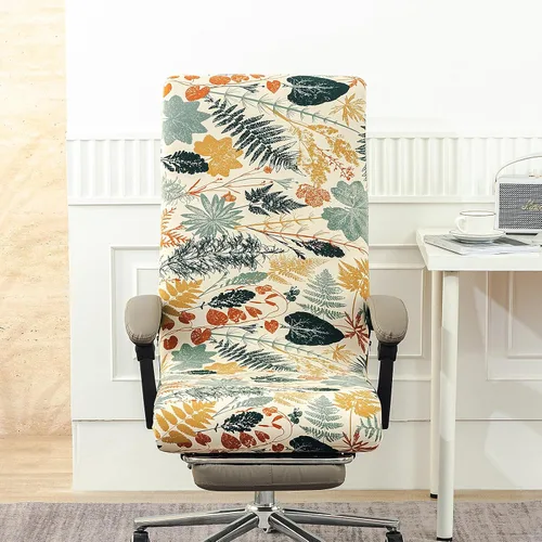 Miniatura 9 de Fundas elásticas para silla de oficina con cremallera duradera, funda elástica para silla de computadora o escritorio con estampado, funda universal