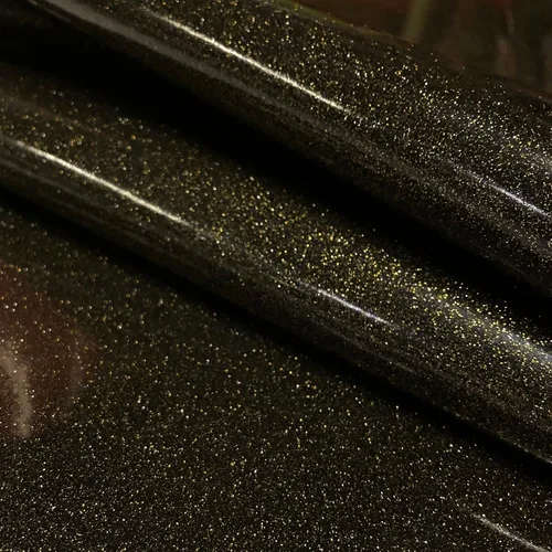 Miniatura 27 de Tela de vinilo brillante, hojas de piel sintética con purpurina suave, material brillante, ideal para hacer bolsas de tapicería, lazos para el pelo