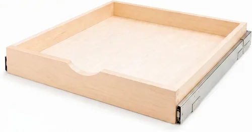 Couver Cajones extraíbles para armarios, estantes de madera deslizables de cierre suave organizador de almacenamiento para cocina, acabado,