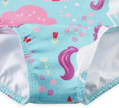 Miniatura 101 de HOZIY - Leotardos de manga larga para niñas, de gimnasia, para niños pequeños, trajes florales de unicornio, galaxia, arco iris, patrón de rayas