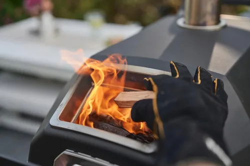 Miniatura 6 de Ooni Karu 2 Pro - Horno de pizza multicombustible – Horno de pizza de madera y gas al aire libre con piedra para pizza y termómetro integrado, horno