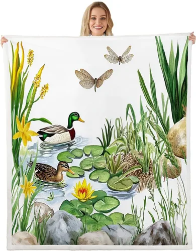 Miniatura 34 de Erosebridal Manta de Tiro de Caballo Blanco Manta de Vellón de Flor de Cerezo Rosa y Mariposa, Mantas y Tiros de Animales de Granja Caballo 40"X50