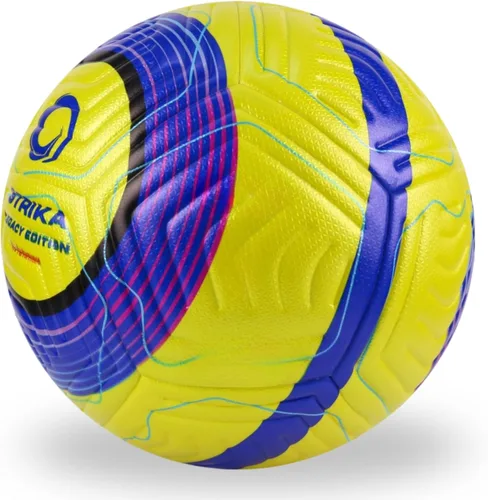 Miniatura 7 de STRIKA Balón de fútbol de calidad profesional Legacy Material de piel sintética Resistente al agua Sin hilos Juego en todas las superficies