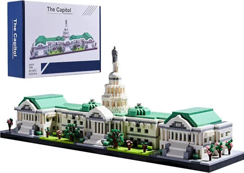 Miniatura 10 de Big Ben - Juego de microbloques de torre de reloj para adultos, mini juegos de bloques de construcción icónicos de la ciudad de Londres, regalo