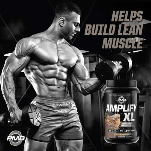 Miniatura 3 de PMD Sports Amplify XL Premium Suplemento de proteína de suero Hydro Greens Blend - Matriz de proteína de glutamina y suero con superalimento