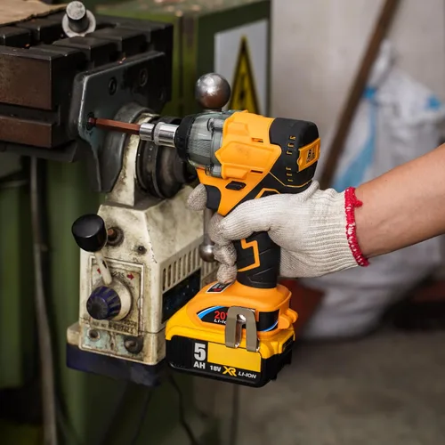 Miniatura 8 de Llave de impacto inalámbrica de 20 V y 1/2 pulgada sin escobillas, par máximo de 350 pies-libras, ajuste de 4 velocidades, inicio y parada