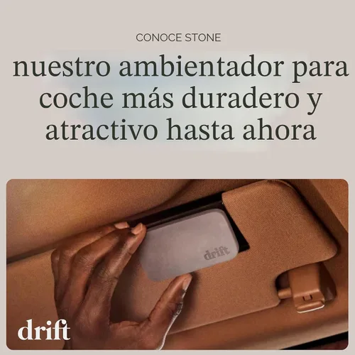 Miniatura 3 de Drift Ambientador de coche – El ambientador original de piedra – Eliminador de olores de coche – Aroma duradero – Clip de metal – Aceites esenciales