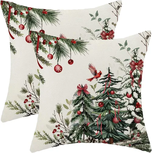 Miniatura 43 de AEIOAE - Juego de 2 fundas cuadradas de almohadones de lino para otoño con calabaza en tono naranja quemado y blanco, para decoración al aire libre