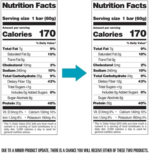 Miniatura 7 de Quest Nutrition Barras de proteína con trozos de chocolate doble, barras de 20g de proteína, 1g de azúcar, 4g de carbohidratos netos, sin gluten