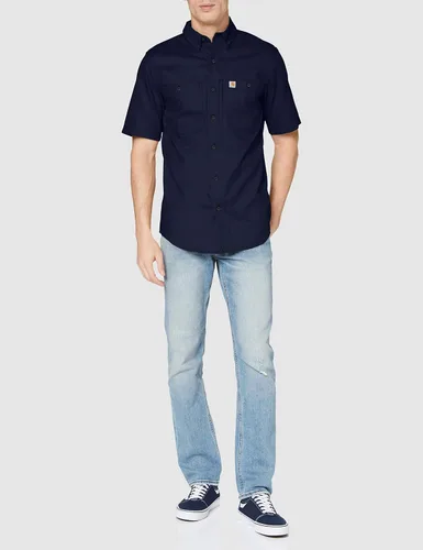 Miniatura 2 de Carhartt Camisa de trabajo de manga corta de lona de ajuste relajado para hombre