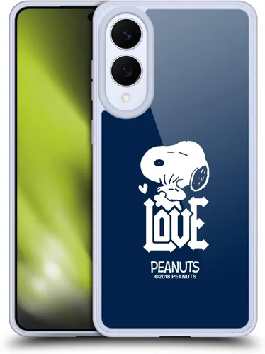 Miniatura 33 de Head Case Designs Funda de gel con licencia oficial de Peanuts Woodstock Insignia Rock Tees [protección de grado militar] compatible con Samsung