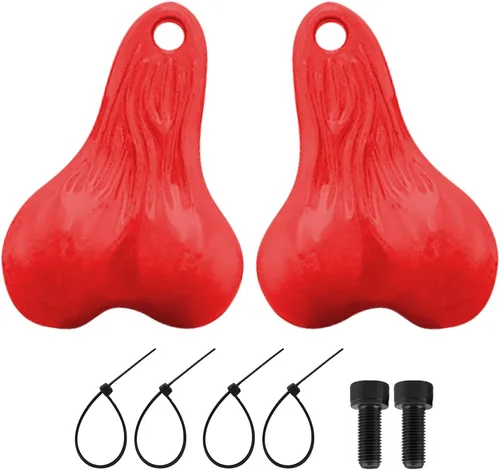 Miniatura 8 de Bolas colgantes para camión, tuercas, bolas de parachoques, tuercas de toro, contrapeso de bola de cola para TRX4M SCX24 FX24 coches RC 1/18 (Azul)