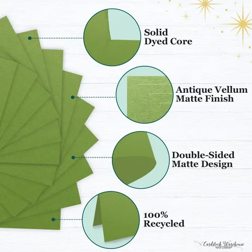 Miniatura 4 de Gumdrop - Papel de cartulina verde, 12 x 12 pulgadas, 65 libras, cubierta premium, 25 hojas de Cardstock Warehouse Gumdrop Verde