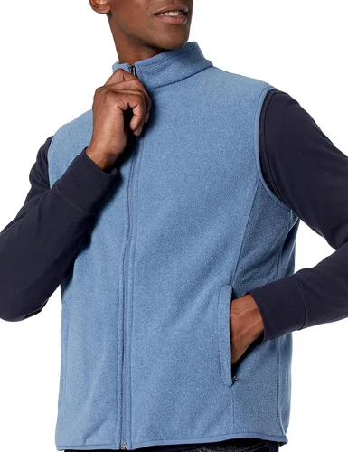 Miniatura 3 de Tienda Essentials - Camiseta polar con cierre completo, para hombre