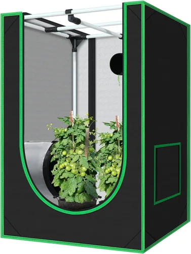 Miniatura 10 de Tienda de cultivo pequeña para plantas de interior de 18 x 30 x 36 pulgadas, tiendas de cultivo hidropónico Mylar para interiores, sala de cultivo