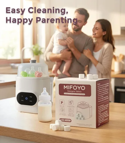 Miniatura 8 de 150 tabletas de detergente para lavar biberones, tabletas de jabón detergente para todas las marcas Momcozy Baby Brezza Papablic Lavadoras