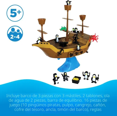 Miniatura 7 de PlayMonster Juego de Mesa Don't Rock the Boat - Juegos para Niños, Juegos Familiares para Niños y Adultos, Juegos de Mesa para Noche Familiar