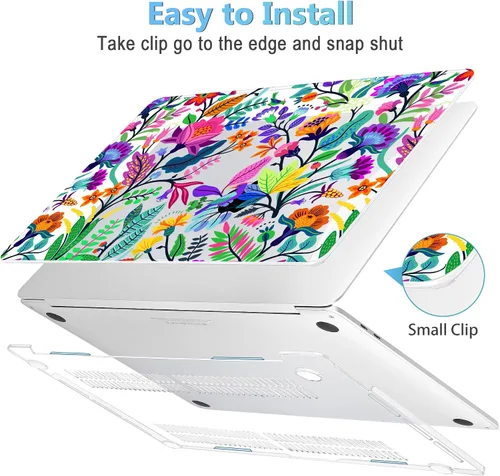 Miniatura 3 de Mektron para MacBook Air 13 Funda A1466/A1369 (versión 2010-2017), Funda rígida de plástico con fijación a presión para MacBook Air de 13.3 pulgadas