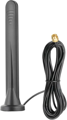 Miniatura 4 de Bingfu Antena GSM 3G 4G 5G 600-6000MHz 3dbi SMA macho base magnética con cable de 10 pies, paquete de 2 unidades para módem de enrutador celular