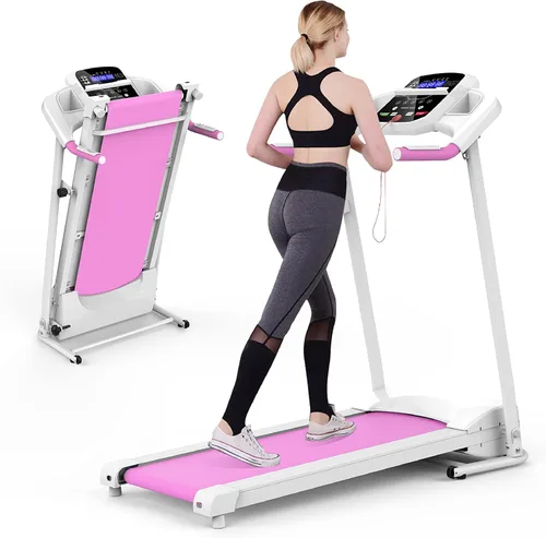 Home Foldable Treadmill with Incline, Folding Treadmill for Home Workout, Electric Walking Treadmill Machine 15 Preset or Adjustable Programs 250 LB