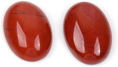 Miniatura 30 de GEM-Inside - Cuentas ovaladas sueltas de amatista, cabujón, cuentas naturales para joyería y anillos, colgantes, 0.236 x 0.315 pulgadas, 5