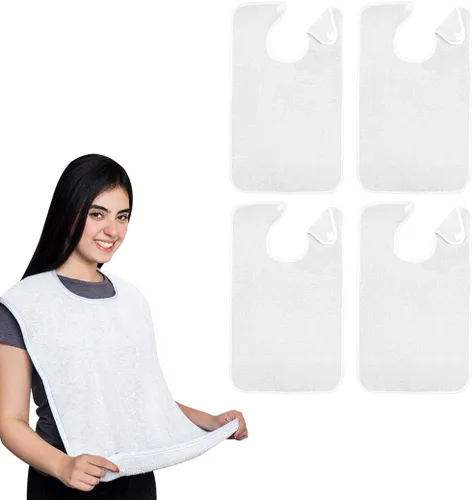 Miniatura 19 de Avalon Towels Adult Bibs for Women 100% Cotton Bib for Adults for Eating - Terry Cloth Adult Bibs for Men Clothing Protectors
