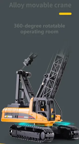 Miniatura 5 de Camión articulado Gemini & Genius con volquete, para metalurgia, escala 1/50, vehículo de ingeniería, modelo de juguetes infantiles