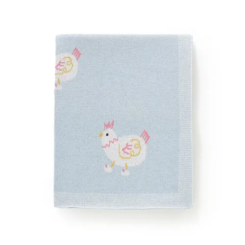 Miniatura 16 de mimixiong Manta de punto para bebés niños y niñas, algodón suave neutro en blanco para envolver cochecito de cuna con lindas ovejas