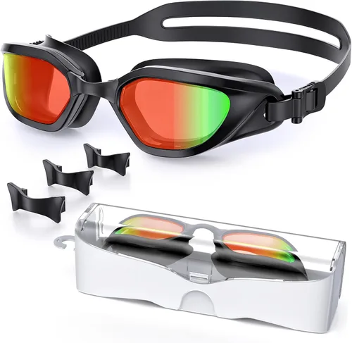 Miniatura 15 de Gafas de Natación, Gafas de Natación Unisex para Adultos Anti Niebla Anti UV Sin Fugas Visión Amplia para Hombres Mujeres Jóvenes