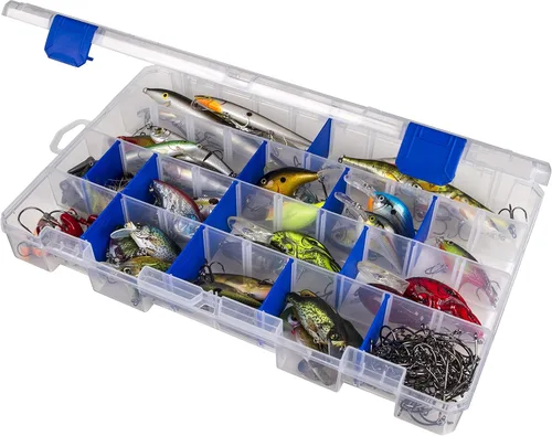 Miniatura 13 de Flambeau Outdoors 4007 Tuff Tainer, caja de bandeja de aparejos de pesca, incluye [12] divisores Zerust, 24 compartimentos