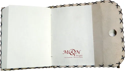 Miniatura 2 de M & N Designs M&N - Diario de cuero hecho a mano con bolígrafo para hombres y mujeres, el mejor regalo para cuaderno de bocetos de arte, diario