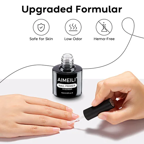 Miniatura 5 de AIMEILI Base de gel UV LED para polvo acrílico y gel constructor de uñas