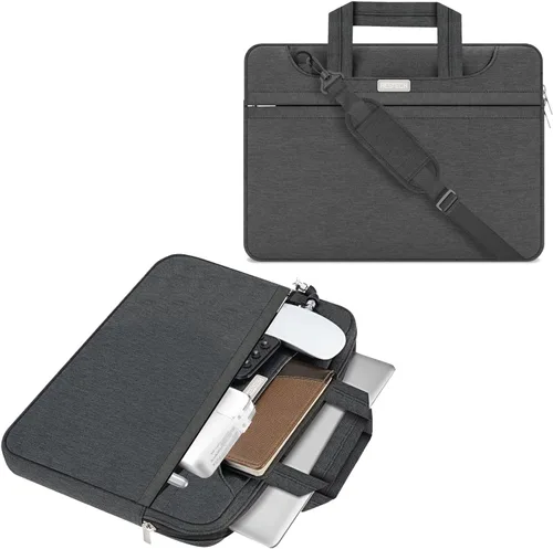 Miniatura 10 de HESTECH 13.3 "MacBook Pro/Air Sleeve bolsa de hombro para laptop compatible con iPad HP Asus Acer Dell Xps Surface Pro Ordenador portátil Funda