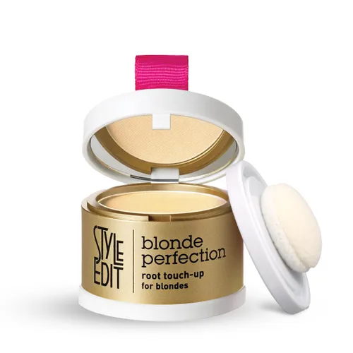 Miniatura 22 de Style Edit Polvo de retoque de raíz para cabello marrón claro Color de cabello para cubrir canas y raíces Polvo de línea capilar con infusión