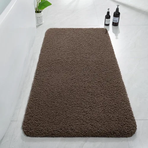 Miniatura 28 de AROGAN Tapete Largo de Baño de Lujo, 24 x 17 Pulgadas, Grueso, Suave y Absorbente, Antideslizante, Respaldo de Goma, Alfombras de Secado Rápido